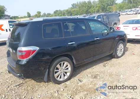 2008 Toyota Highlander Hybrid z USA, uszkodzony, nr VIN JTEEW41A682001281